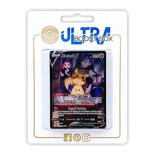 Mimiqui V Tg16 Tg30 Full Art Alternative Secr Te - Ultraboost X Epée Et Bouclier 9 - Stars Étincelantes - Coffret De 10 Cartes Pokémon Françaises