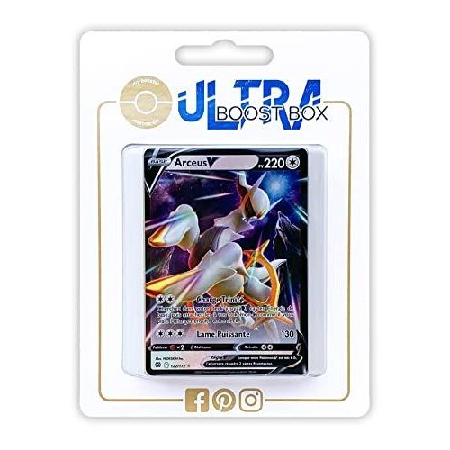 Arceus V 122 172 - Ultraboost X Epée Et Bouclier 9 - Stars Étincelantes - Coffret De 10 Cartes Pokémon Françaises