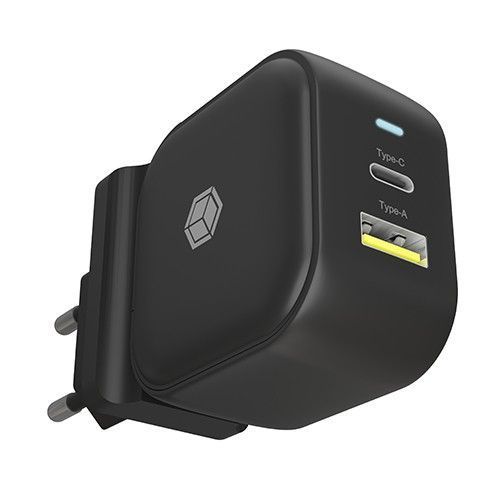 Adap Icy Box Power Supply 2-port, Usb + Usb-c