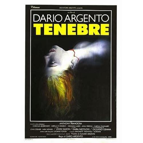 Affiche De Cinéma Pliée (120x160cm) Ténèbres De Dario Argento Avec Daria Nicolodi