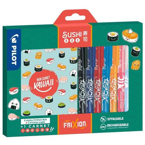 Pilot Set D'écriture "Frixion Sushi Box", 8 Pièces