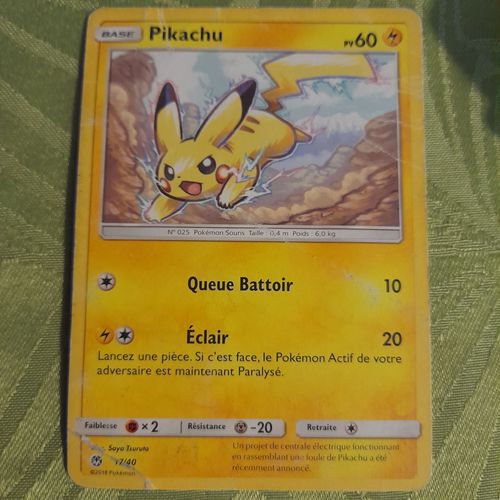 Pikachu Base Pv 60