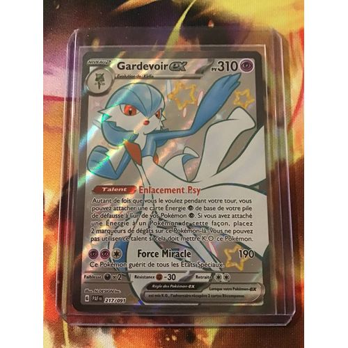 Gardevoir Shiny Full Art 217/091 Série Écarlate Et Violet Destinées De Paldea