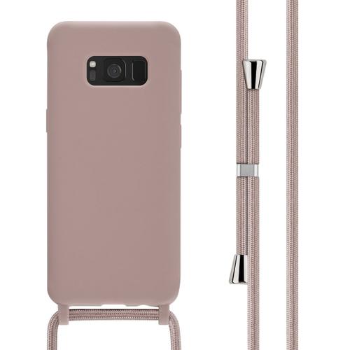 Imoshion Coque En Silicone Avec Cordon Samsung Galaxy S8 Sand Pink