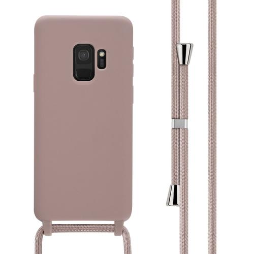 Imoshion Coque En Silicone Avec Cordon Samsung Galaxy S9 Sand Pink