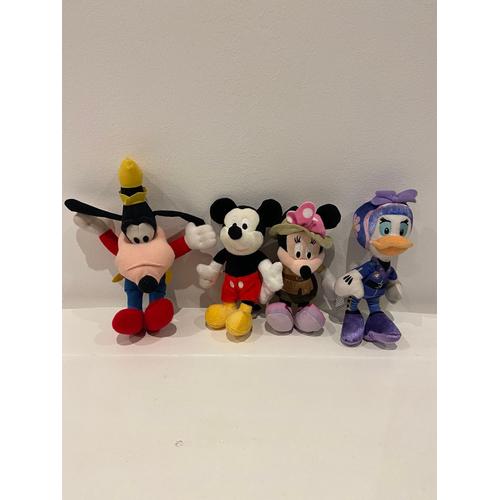 Lot Peluches Disney Mickey Et Ses Amis 