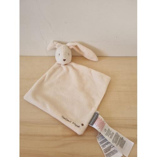 Doudou Lapin Blanc Sergent Major