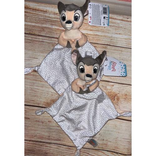 Doudou Bambi Disney Baby Lot De Deux Doudous Jouets Bébé Soft Toy Comforter Animals Babies