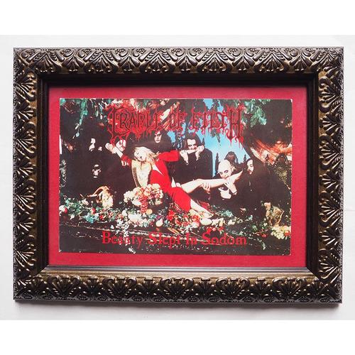 Cradle Of Filth "Beauty Slept In Sodom" De 1996, Carte Postale De Collection, Encadrée, Vintage, Décoration