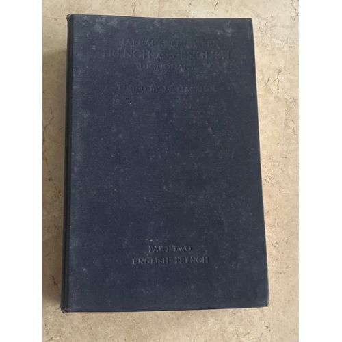 Harrap’S Shorter French & English Dictionary - Part. Two : English-French. By George G. Harrap. 
