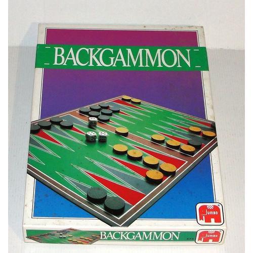 Backgammon Jumbo Jeu De Societe Vintage 1990