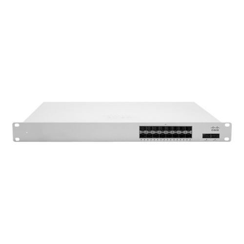 Cisco Meraki Cloud Managed Ethernet Aggregation Switch MS425-16 - Commutateur - Géré - 16 x 10 Gigabit SFP+ + 2 x QSFP+ 40 Gibabit (voie montante) - flux d'air de l'avant vers l'arrière -...