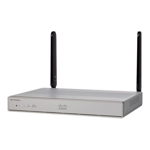 Cisco Integrated Services Router 1117 - Routeur - modem ADSL commutateur 4 ports - 1GbE - ports WAN : 2
