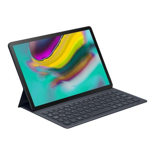 Samsung Book Cover Keyboard Ej-Ft720 - Clavier Et Étui - Pogo Pin - Noir - Pour Galaxy Tab S5e