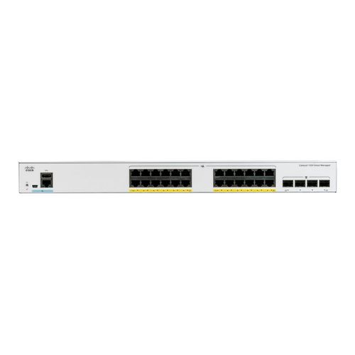 Cisco Catalyst 1000-24T-4G-L - Commutateur - Géré - 24 x 10/100/1000 + 4 x Gigabit SFP (liaison montante) - Montable sur rack