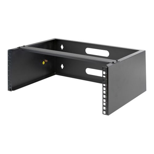StarTech.com Rack Mural 4U - Support à Fixation Murale 19" - Profondeur 35cm (Low Profile) - Support Mural pour Panneaux de Brasage et Équipement Informatique - Max 20kg (WALLMOUNT4) - Support de...