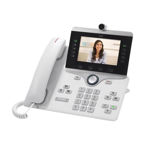 Cisco IP Phone 8845 - Visiophone IP - avec appareil photo numérique, Interface Bluetooth - SIP, SDP - 5 lignes - Charbon