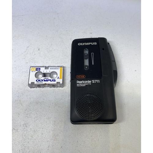 Olympus Pearlcorder S711 - Magnétophone Cassette - Excellent État - Officiel