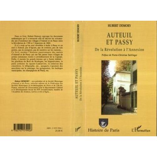 Auteuil Et Passy - De La Révolution À L'annexion