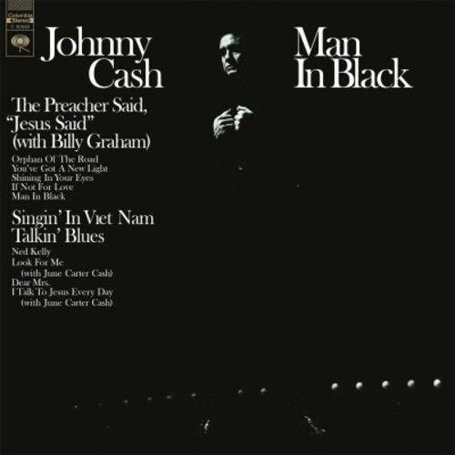 Johnny Cash - Man In Black - Limited 180-Gram Crystal Clear Vinyl [Vinyl Lp] Clear Vinyl, Ltd Ed, 180 Gram, Holland - Import