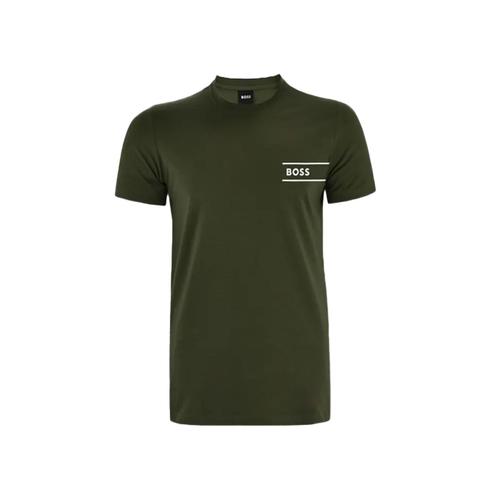 T Shirt Boss Essentiel Homme Kaki