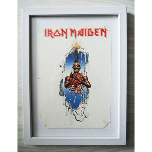 Iron Maiden "Seventh Son Of A Seventh Son", Carte Postale De Collection, Encadrée, Vintage, Décoration, Ice
