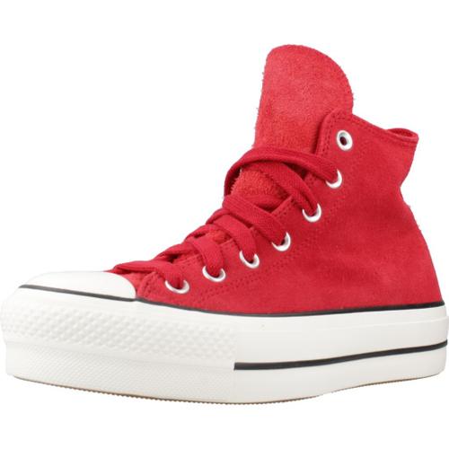 Converse Chuck Taylor All Star Lift Suede Colour Rouge