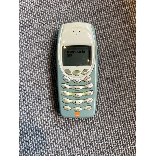 Fascia/coque Et Clavier De Remplacement Pour Nokia 3410 - Couleur Bleu Foncé - Neuf