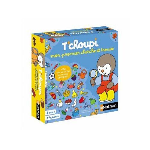 Mon Premier Cherche Et Trouve T'choupi - 80 Images Cachees - Jeu Societe Des 2 Ans - Observation - Set Educatif Et Carte Animaux
