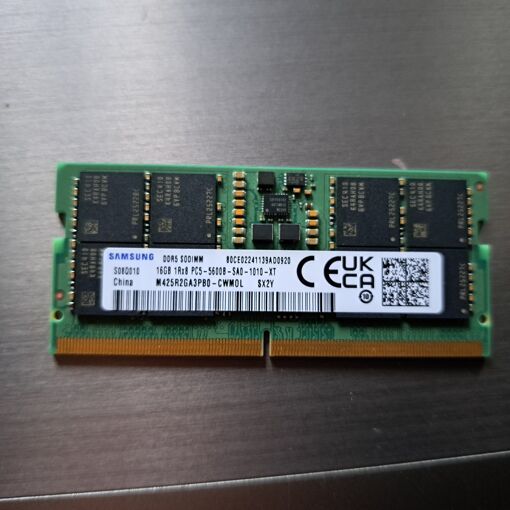 SAMSUNG DDR5 SODIMM 16GB 1Rx8 PC5-5600B