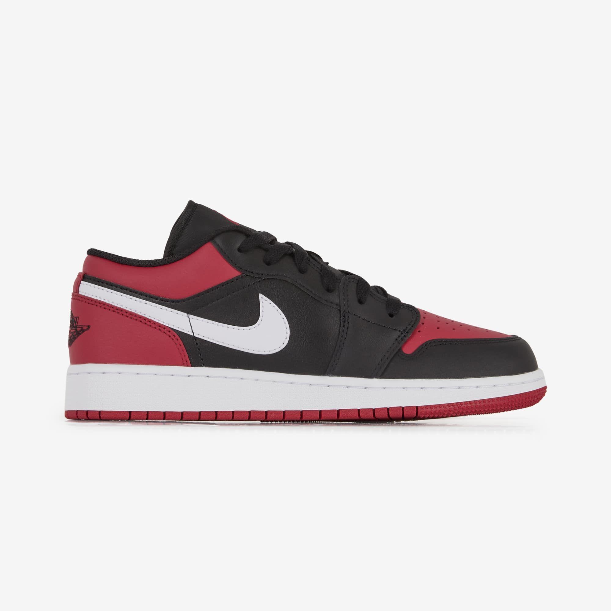 Air Jordan 1 Low Rouge noir Rakuten