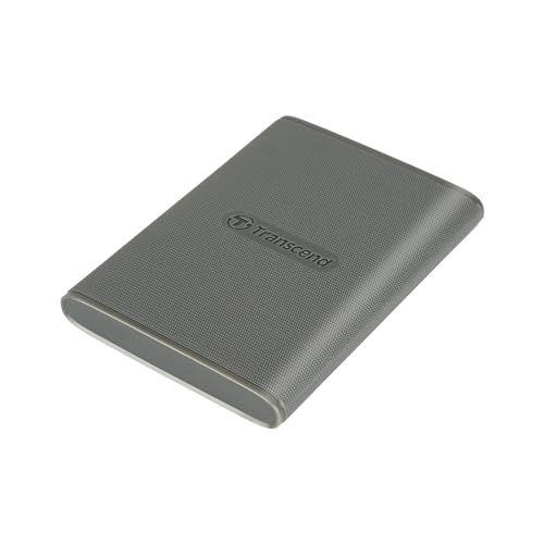Transcend ESD360C - SSD - 4 To - externe (portable) - USB 3.2 Gen 2x2 (USB-C connecteur) - AES 256 bits - gris