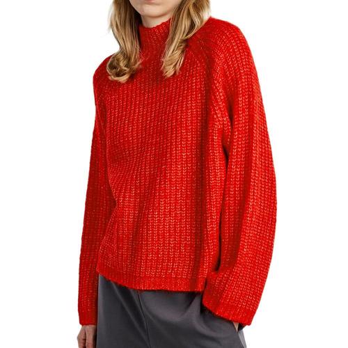 Pull Rouge Femme Pieces Pcnell