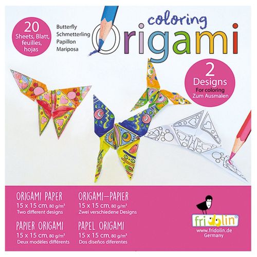 Coloring Origami - Papillon