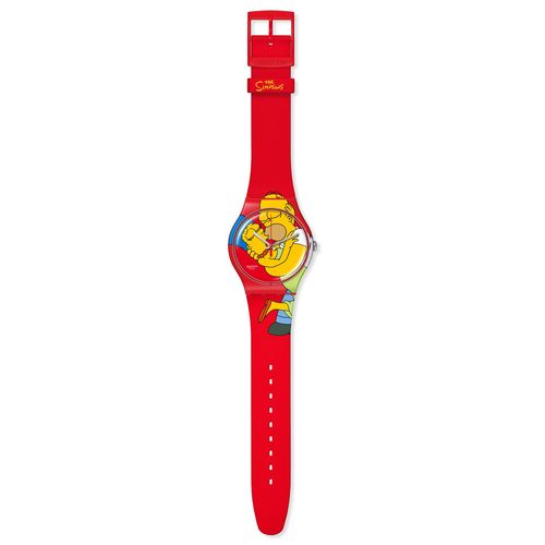 Montre Swatch Collection The Simpsons Swett Embrace Edition Saint Valentin