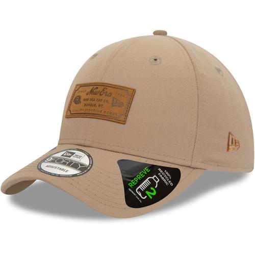 New Era 9forty Adjustable Cap Heritage Brand Patch Ash Brown