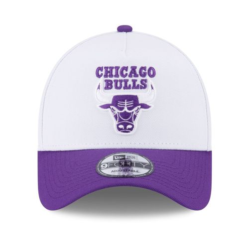 New Era 9forty A-Frame Snapback Cap - Chicago Bulls Blanc