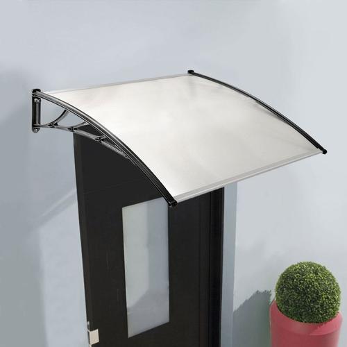 Auvent De Porte Marquise D'accueil 80 X 120 Cm Polycarbonate