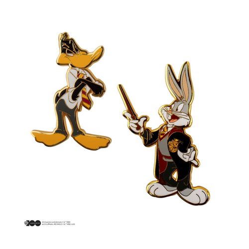 Looney Tunes Pack 2 Pin¿S Bugs Bunny & Daffy Duck At Hogwarts