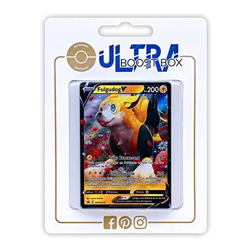 Fulgudog V Swsh219 - Ultraboost X Epée Et Bouclier 9 - Stars Étincelantes - Coffret De 10 Cartes Pokémon Françaises