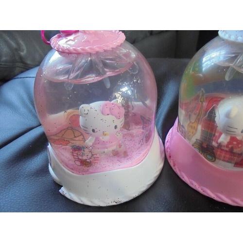 2 Boules De Neige À Fabriquer : Hello Kitty Avec Ses Accessoires - Magic Boules À Neige
