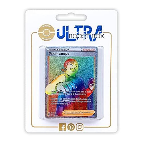 Saltimbanque 179 172 Dresseur Arc En Ciel Secr Te - Ultraboost X Epée Et Bouclier 9 - Stars Étincelantes - Coffret De 10 Cartes Pokémon Françaises