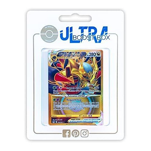 Giratina Vstar 212 196 Secr Te Gold - Ultraboost X Epée Et Bouclier 11 Origine Perdue - Coffret De 10 Cartes Pokémon Françaises