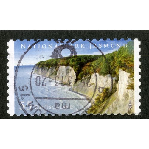 Timbre Oblitéré Deutschland, Nationalpark Jasmund, 55