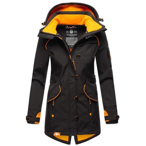 Parka Softshell Femme Soulinaa Marikoo Noir: L