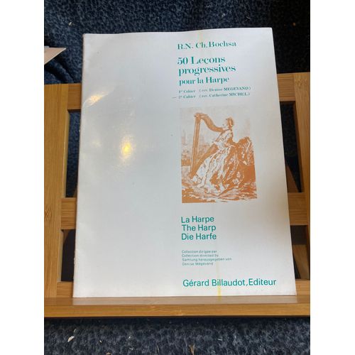 R.N. Ch. Bochsa 50 Lecons Progressives 2e Cahier Partition Harpe Ed. Billaudot