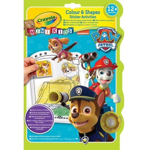 Pat'patrouille - Crayola Mini Kids - Album Coloriage & Stickers