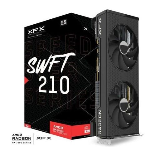 XFX Speedster SWFT 210 Radeon RX 7600 XT, Radeon RX 7600 XT, 16GB GDDR6, PCI-Express