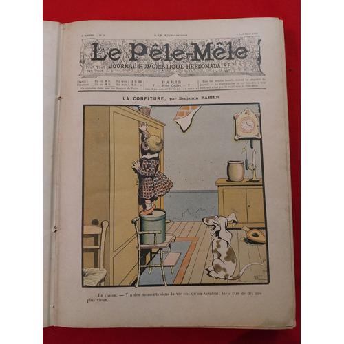 Recueil Relie "Le Pêle Mêle" 1903 Complet 9ème Année