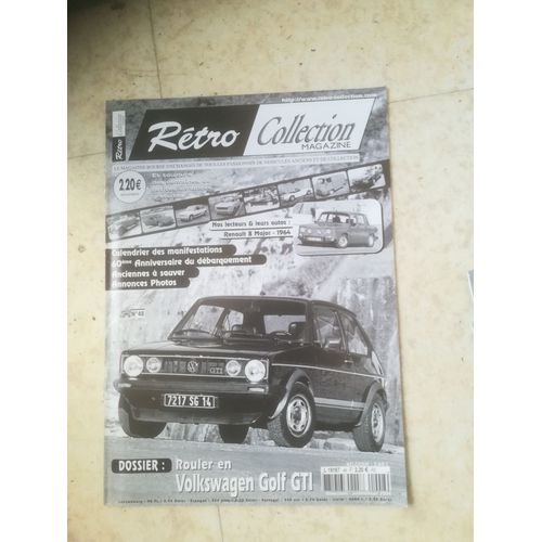 Retro Collection 48 De 2004 Golf Gti Serie 1 1600,Renault 8 Major